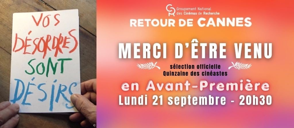 actualité AVP 21.09 : MERCI D'ETRE VENU