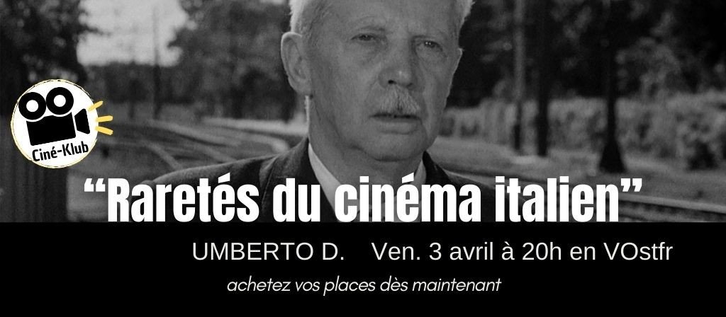 actualité CINE-KLUB 03.04 : UMBERTO D.