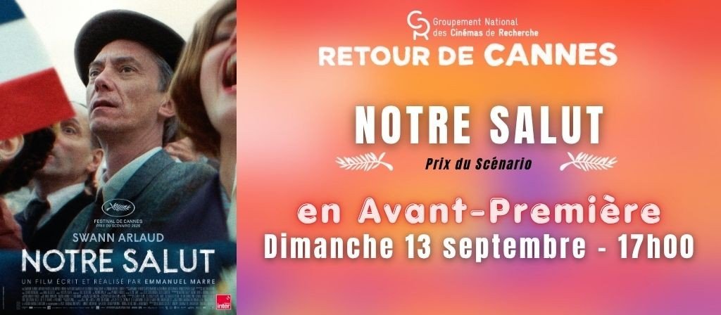 actualité AVP 13.09 : NOTRE SALUT